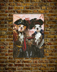 'The Pirates' Personalized 3 Pet Poster