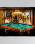 'The Pool Players' Personalized 4 Pet Blanket