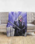 'The Rocker' Personalized Pet Blanket