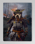 'The Samurai' Personalized Pet Blanket