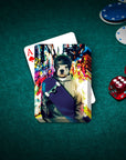 'The Skateboarder' Personalized Pet Playing Cards