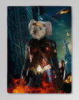 'Wonder Doggette' Personalized Pet Blanket