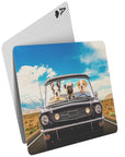 'The Classic Woofstang' Personalized 3 Pet Playing Cards