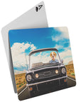 'The Classic Woofstang' Personalized Pet Playing Cards