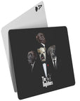 'The Dogfathers' Personalized 4 Pet Playing Cards