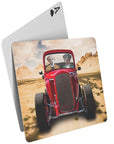 'The Hot Rod' Personalized 2 Pet Playing Cards