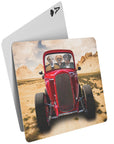 'The Hot Rod' Personalized 3 Pet Playing Cards