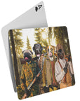 'The Hunters' Personalized 4 Pet Playing Cards