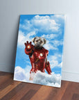 'The Iron Doggo' Personalized Pet Canvas