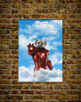 'The Iron Doggo' Personalized Dog Poster