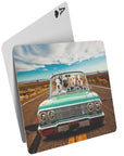 'The Lowriders' Personalized 4 Pet Playing Cards