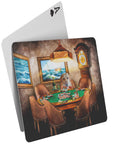 'The Poker Players' Personalized Pet Playing Cards