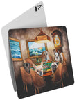 'The Poker Players' Personalized 6 Pet Playing Cards