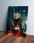 'Wonder Doggette' Personalized Pet Canvas