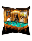'The Pool Players' Personalized 3 Pet Throw Pillow