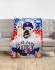 'Toronto Blue Doggs' Personalized Pet Blanket