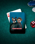 'Trailer Park Dogs 2' Personalized 2 Pet Playing Cards