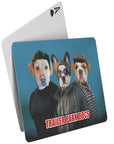 'Trailer Park Dogs 3' Personalized 3 Pet Playing Cards