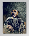'The Army Veteran' Personalized Pet Blanket