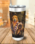 'Chewdogga & Dogg-E-Wok' Personalized 2 Pet Tumbler