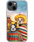 '2 Amigos' Personalized 2 Pet Phone Case