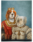 'Queen and Princess' Personalized 2 Pet Blanket