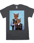 'Step-Kitties' Personalized 2 Pet T-Shirt
