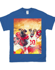 'Kansas City Doggos' Personalized 2 Pet T-Shirt