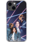 '1980s Lazer Portrait Pet(Male)/Human(Female)' Personalized Phone Case