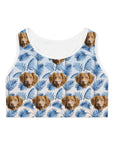 Custom Sports Bra (Spring Time Blue: 1-4 Pets)