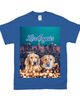 'Doggos of Los Angeles' Personalized 2 Pet T-Shirt
