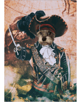 'The Pirate' Personalized Dog Poster