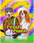 'The Fresh Pooch' Personalized 2 Pet Puzzle
