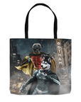 'Bat Dog & Robpaw' Personalized 2 Pet Tote Bag