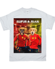 'Spain Doggos Soccer' Personalized 2 Pet T-Shirt