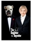 'The Dogfather & Dogmother' Personalized Pet/Human Poster