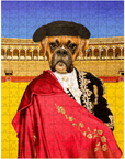 'The Bull Fighter' Personalized Pet Puzzle