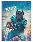 'Jacksonville Doggos' Personalized Pet Blanket