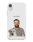Personalized Modern Pet & Human Phone Case