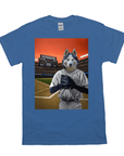'The Baseball Player' Personalized Pet T-Shirt