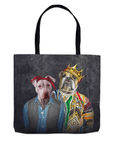 '2Paw And Notorious D.O.G.' Personalized 2 Pet Tote Bag