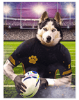 'The Rugby Player' Personalized Pet Poster