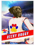 'Ricky Doggy' Personalized Pet Poster