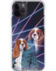 '1980s Lazer Portrait (Female)' Personalized Pet Phone Case