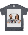 Personalized Modern 2 Pet & Humans T-Shirt