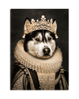 'The Lady of Pearls' Personalized Pet Standing Canvas