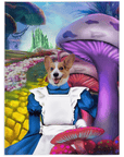 'Alice in Doggoland' Personalized Pet Blanket