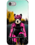 'The Female Cyclist' Personalized Phone Case