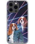 '1980s Lazer Portrait (Female)' Personalized Pet Phone Case