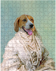 'The Pearled Dame' Personalized Pet Puzzle